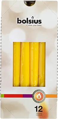Obrázek produktu pro BOLSIUS kuželová svíčka 24,5x2,4cm žlutá