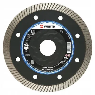 Produktbild von Wurth Diamanttrennscheibe SpeedTurbo 125mm Turbo Schnitt