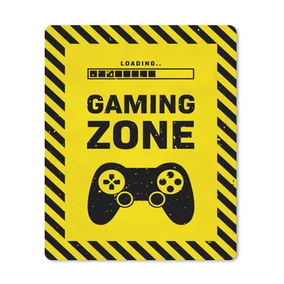Produktbild von MuchoWow® Gaming Mauspad Mousepad Spiele - Zitate - Controller - Spielzone - Spiel 19x23 cm - Mousepads - Maus Mat - Pad - Mausunterlage - Mauspads - Spielen - Coole Schulsachen für Teenager