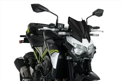Image de PUIG écran sport nu noir ABE approuvé pour Kawasaki