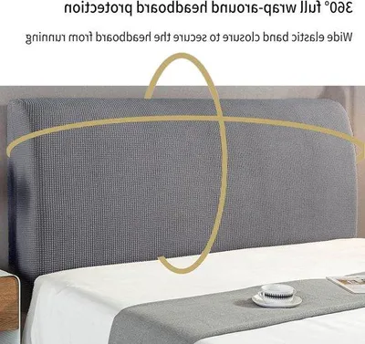 Produktbild von Famanu Kopfteilbezug elastisch - lichtgrau, 210-230 cm