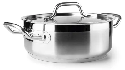 Edelstahl-Kochtopf 22 cm, 3,2 L, induktionsgeeignet