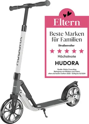 Produktbild von HUDORA BigWheel® 205 Advanced Scooter - ash - Komfortabler Aluminium-Roller für bis zu 100kg - höhenverstellbar & zusammenklappbar
