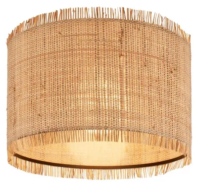 Produktbild von Briloner Borra Deckenlampe, Strohschirm, Boho-Stil, E27 Fassung, Natur, Ø40 x 28 cm