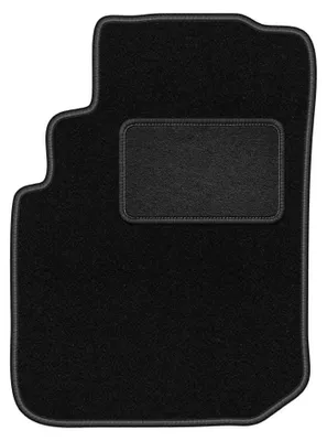 Imagen del producto de Alfombrilla conductor de moqueta para Nissan Primera P10 1990-1998 (familiar/liftback/sedán) – 1 pieza, negra, a medida – Wielganizator LUX