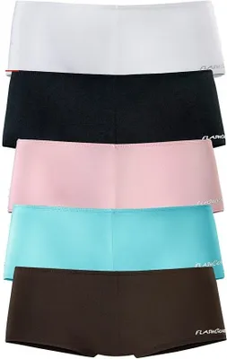 Produktbild von H.I.S. Panty 5 er-Pack braun, türkis, rosa, schwarz, weiß Größe 32/34