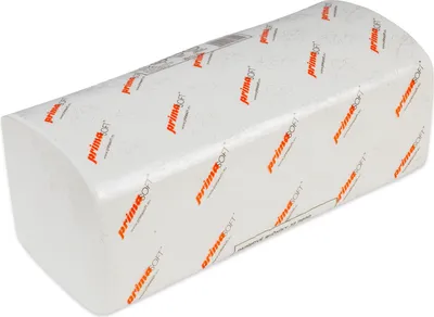 A product shot of a pack of paper towels.