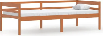 Produktbild von vidaXL Massivholzbett Honigbraun Kiefer 90x200 cm
