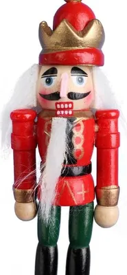 Zdjęcie produktu dla Dziadek Do Orzechow Figurka Drewniana Zawieszka 12,5 Cm Nr 5