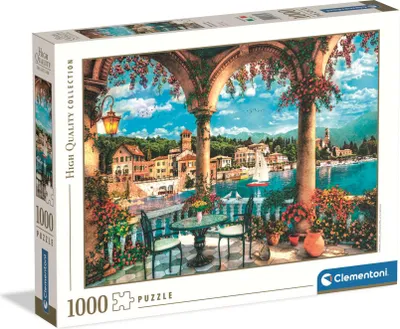Image de Puzzle CLE 1000 HQ BalconyViewOfLakeComo 39880