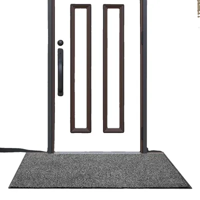 Zdjęcie produktu dla Mata przeciwpyłowa VEVOR, 1524x914 mm, wycieraczka do użytku wewnątrz i na zewnątrz, mata czyszcząca z podkładem PVC, mata do drzwi, zmywalna mata wejściowa do korytarzy, stref wejściowych, kuchni, balkonów, garaży, szara