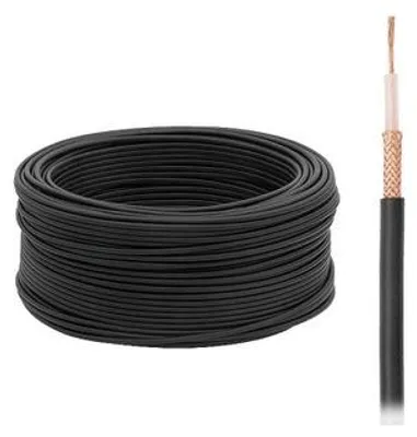Zdjęcie produktu dla Kabel koncentryczny DIGITUS RG-6 75 Ohm ekranowany 100m czarny