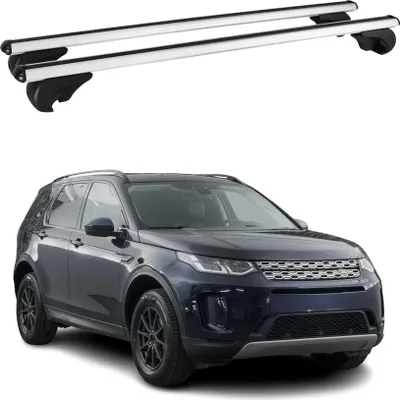 Immagine prodotto di Barre portatutto trasversali per Land Rover Discovery Sport 2015-2024 in alluminio grigio
