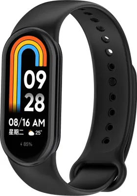 Produktbild von Bizon Strap Watch Dots für Xiaomi Mi Smart Band 8, Schwarz