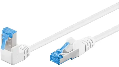 Zdjęcie produktu dla Wentronic 51563, 0,5 m, Cat6a, S/FTP (S-STP), RJ-45, RJ-45, Biały