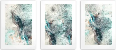 Produktbild von Wandposter für Wohnzimmer Schlafzimmer Abstraktion Wanddekoration 3x 50x70