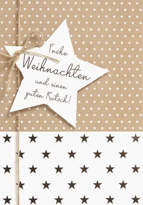 Produktbild von Weihnachten  Glückwunschkarte im Format 115 x 17cm mit Umschlag