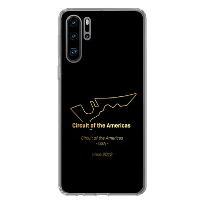 Produktbild von MuchoWow® Handyhülle Schutzhülle Hülle für Huawei P30 Pro Vereinigte Staaten - F1 - Rennstrecke Silikon Softcase Handy Hülle - Schutzdeckel