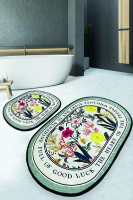 Produktbild von Mijolnir, Wholove, Badematten-Set (2 Stück), 100 % POLYESTER, Mehrfarbig, 60 x 100 cm