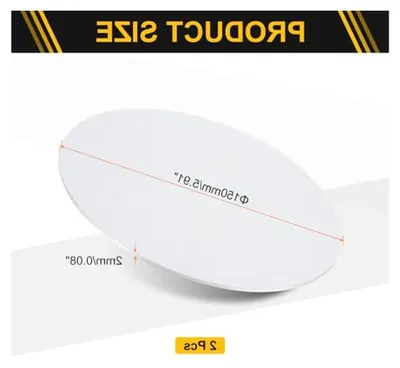 Produktbild von 2 Aluminiumplatten 6 Zoll (150 mm) Durchmesser 0.08 Zoll (2 mm) Dicke Runde Aluminiumkreise aus 1060 Aluminium