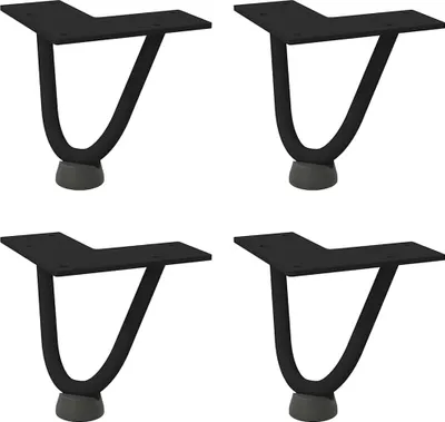 Zdjęcie produktu dla VidaXL 4012408, Metal, Czarny, Wewnętrzna, 1,2 cm, 100 mm