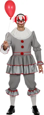 Produktbild von Scary Clown - Karneval Faschingskostüm Herren Größe: 58