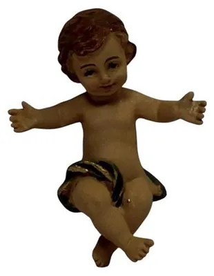 Produktbild von Heiligenfigur Jesuskind 4 cm handbemalt Polyresin Deko Figur