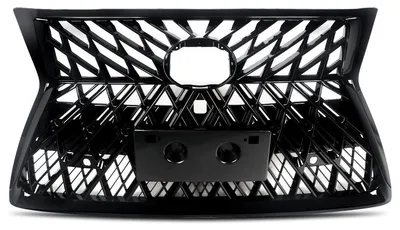 Produktbild von Frontstoßstangen-Grill, langlebiges ABS-Kunststoff, kompatibel mit Modellen von 2014-2022, Glänzendes Schwarz