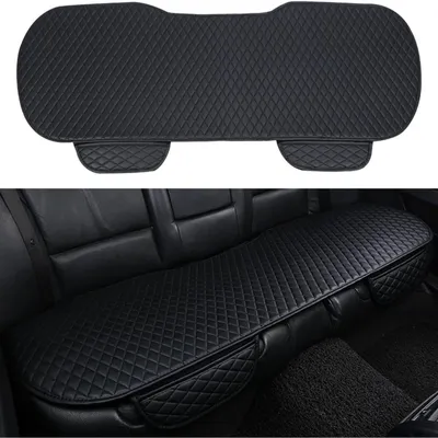 Imagen del producto de Omgoods: Funda universal para asientos de coche, impermeable, fabricada en cuero sintético (PU)
