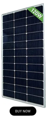Immagine prodotto di Pannello solare, alta efficienza, design resistente, 1 pannello da 120 W