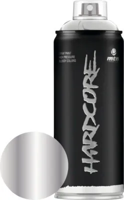 Produktbild von MTN Montana Hardcore Sprühlack Silver Chrome 400 ml