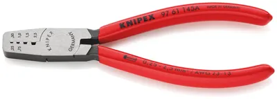 Produktbild von Crimpzange 97 61 145 A (für Aderendhülsen 0,25 - 2,5mm²)