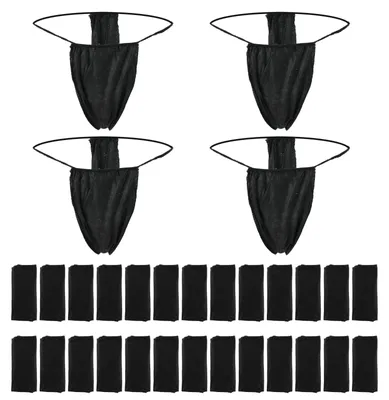 Imagen del producto de Tangas desechables con tirantes - Ideales para spa y sauna - Ropa interior desechable, suaves y transpirables
