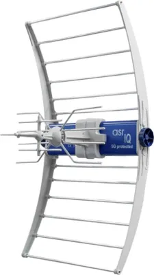Immagine prodotto di Antenna TV DVB-T/T2 ASR IQ 5G 700 PROTETTA 2023 con alimentatore ZZA-7 Telkom Telmor