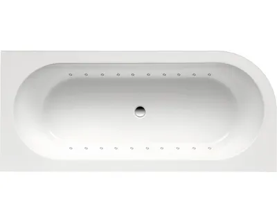 Produktbild von OTTOFOND Badewanne Messina 78 x 178 cm linke Ecke abgerundet weiß glänzend mit Schürze 71230