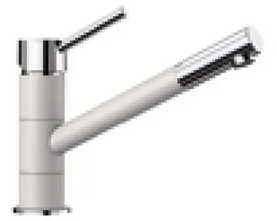 Produktbild von BLANCO KANO SILGRANIT-Look zweifarbig silgranitweiß/chrom