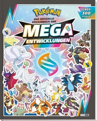 Produktbild von Pokémon: Das offizielle Stickerbuch der Mega-Entwicklungen