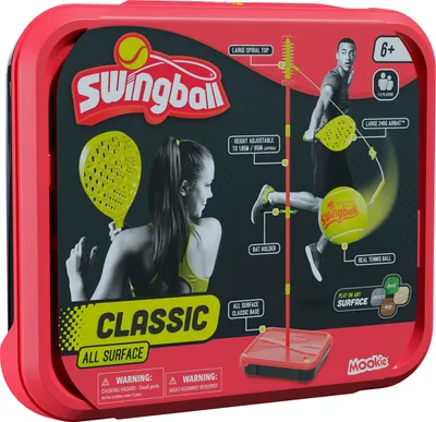 Image de Mookie Swingball Classic All Surface Tennisschläger + Ball Gelb