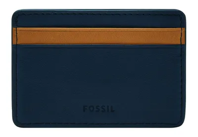 Image de FOSSIL porte-cartes Steven Card Case Insignia Blue bleu marine