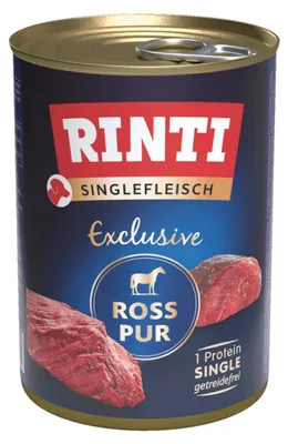 Immagine prodotto di RINTI Singlefleisch Exclusive, cibo umido per cani a base di carne, 400g