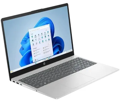 Obrázek produktu pro HP 15-fd0154wm i5-1334U 15,6" FHD dotykový displej, SSD 512 GB, grafická karta Iris Xe, Windows 11, stříbrná