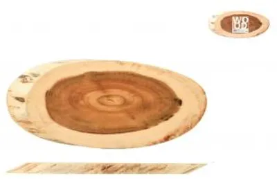 Immagine prodotto di H&H Tagliere Ovale Wood In Legno Cm40X20X2
