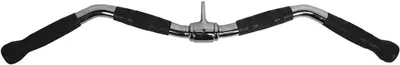 Image de Grip de la machine à câble - Barre de fitness - entraînement de puissance - Rotation complète - 76 cm - Argent