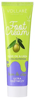 Immagine prodotto di Vollare Crema piedi nutriente all'olio d'oliva e urea, 100ml