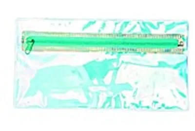 Produktbild von Holographisches Etui mit zwei neonpinken Bleistiften, inkl. Anspitzer und Radiergummi