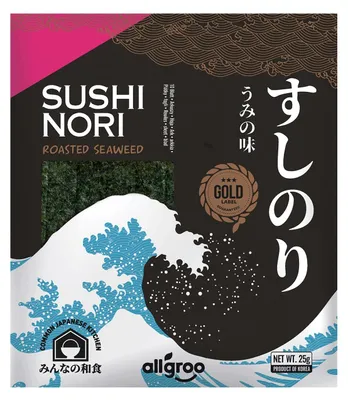 Produktbild von Meeresalgen für Sushi 10pcs 25g - Allgroo