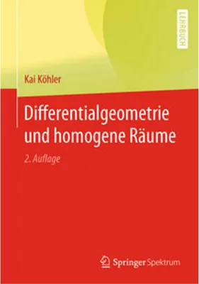 Obrázek produktu pro Differentialgeometrie und homogene Räume