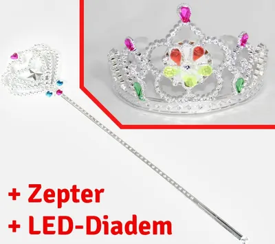 Produktbild von Zepter und Krone Set - Zubehör für Prinzessin