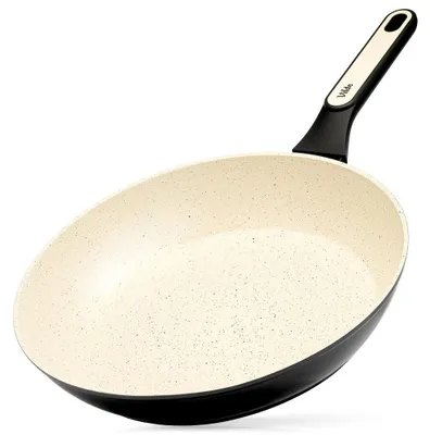Obrázok produktu pre Vilde | Panvica Ø 32 cm - Hliníková - Nepriľnavý povrch - Indukcia - Béžová - CREAMTICA