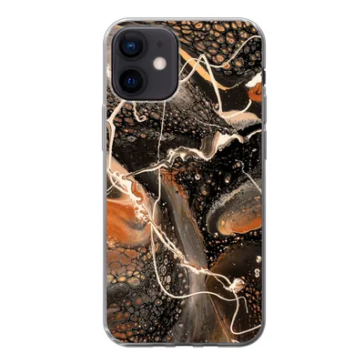 Produktbild von MuchoWow® Handyhülle Schutzhülle Hülle für iPhone 12 Farbe - Design - Abstrakt Silikon Softcase Handy Hülle - Schutzhülle